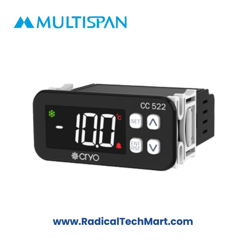 Multispan CC-522 Digital Temperature Controller Front View