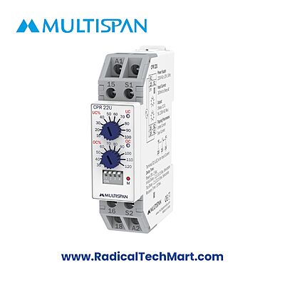 Multispan CPR-22U Current Protection Relay - Side View