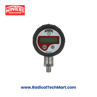 Winters DPG Digital Pressure Gauge with 316L Diaphragm and Backlight Display
