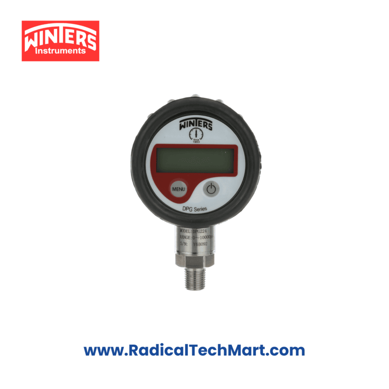 Winters DPG Digital Pressure Gauge with 316L Diaphragm and Backlight Display Winters DPG Digital Pressure Gauge with 316L Diaphragm and Backlight Display