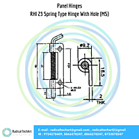 RHI Series Panel Hinges RHI Series Panel Hinges