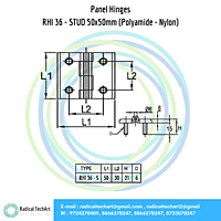 RHI Series Panel Hinges RHI Series Panel Hinges