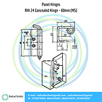 RHI Series Panel Hinges RHI Series Panel Hinges