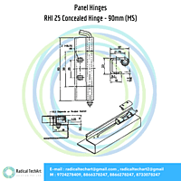 RHI Series Panel Hinges RHI Series Panel Hinges