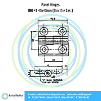 RHI Series Panel Hinges RHI Series Panel Hinges