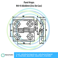 RHI Series Panel Hinges RHI Series Panel Hinges