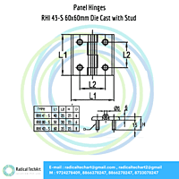 RHI Series Panel Hinges RHI Series Panel Hinges