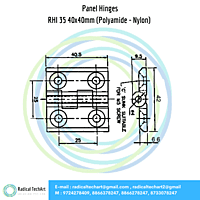 RHI Series Panel Hinges RHI Series Panel Hinges