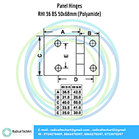 RHI Series Panel Hinges RHI Series Panel Hinges