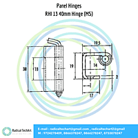 RHI Series Panel Hinges RHI Series Panel Hinges