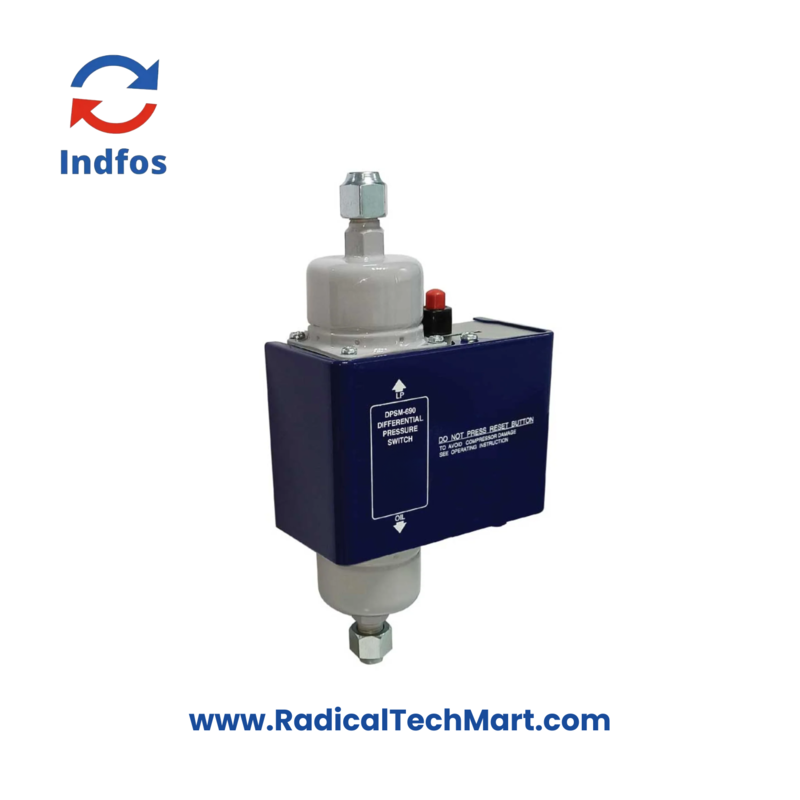 Indfos DPSM-690 A4 Industrial Pressure Switch with Adjustable Range Indfos DPSM-690 A4 Industrial Pressure Switch with Adjustable Range