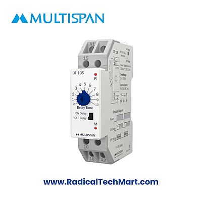 Multispan DT-60S Digital Timer with 60 Seconds Delay – Front View