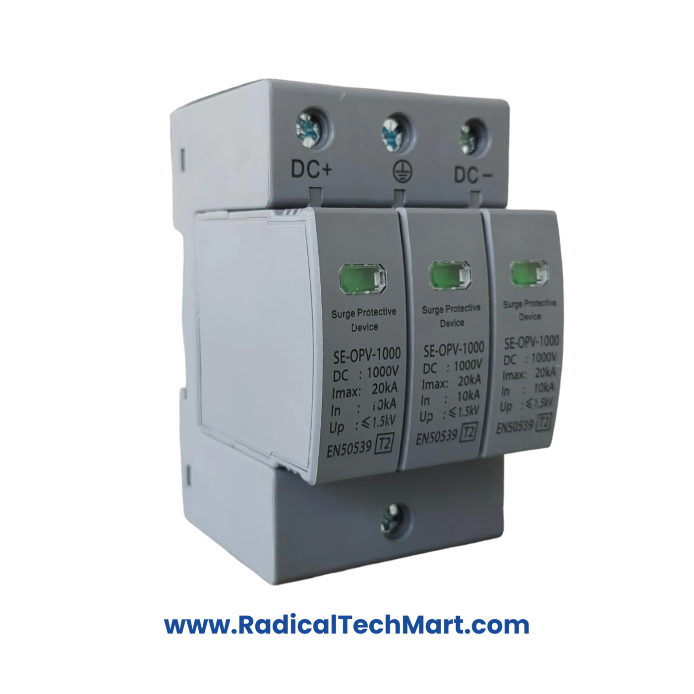 DX-SPD Surge Protecting Devices | 2-Pole, 4-Pole AC & DC Surge Protection