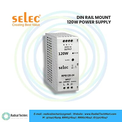 Din Rail Mount 120W Power Supply