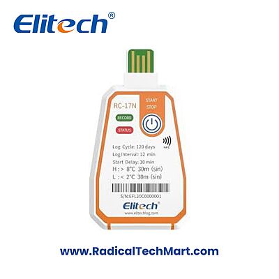 Elitech RC-17N Disposable NFC Temperature Recorder with PDF Report
