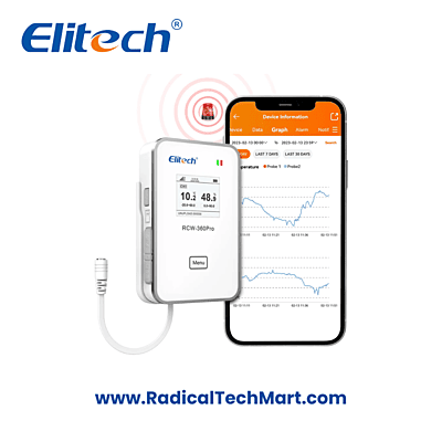 Elitech RCW-360PRO-SC 4G IoT Temperature & Humidity Data Logger