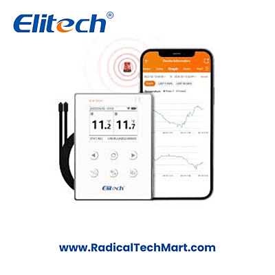 Elitech RCW 800W TDE WiFi Temperature & Humidity Data Logger with External Sensor