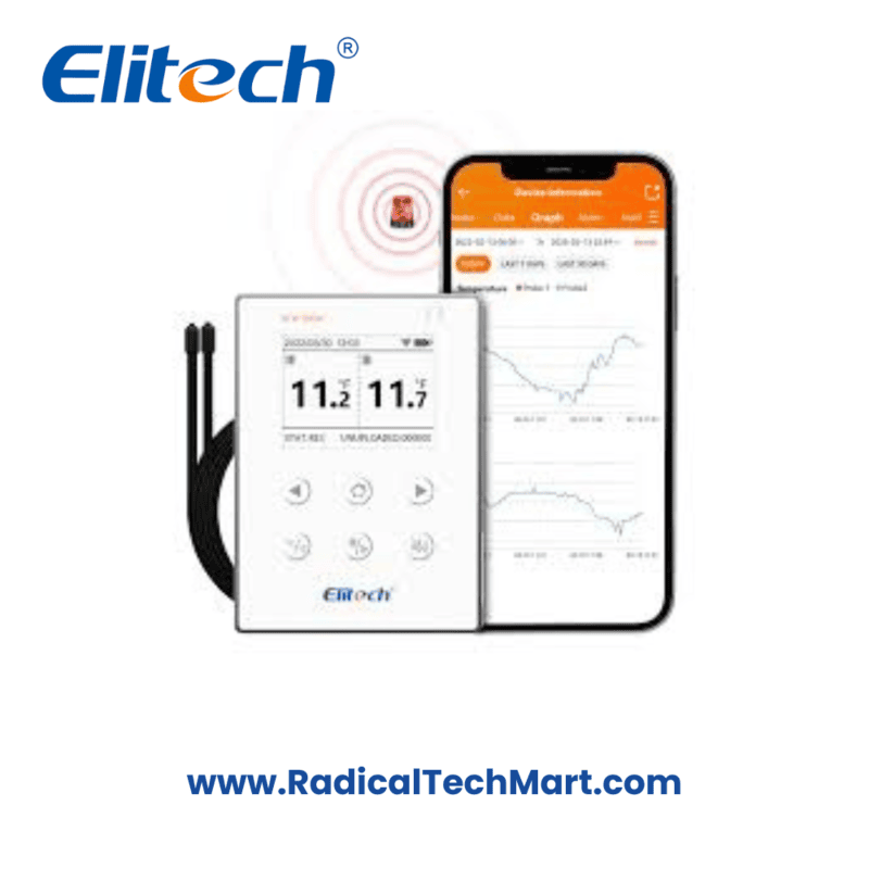 Elitech RCW 800W TDE WiFi Temperature & Humidity Data Logger with External Sensor Elitech RCW 800W TDE WiFi Temperature & Humidity Data Logger with External Sensor