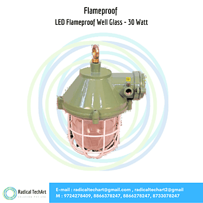 Flameproof LED Well Glass - 30 Watt
