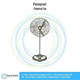 Flameproof Pedestal Fans