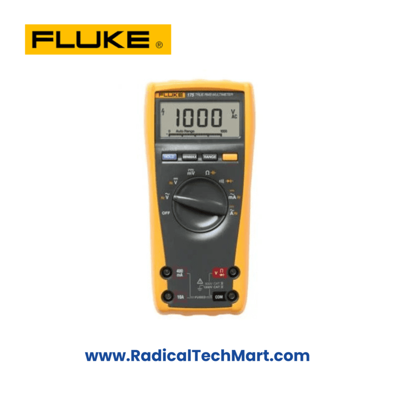 Fluke 175 True-RMS Digital Multimeter with robust build and high-accuracy measurement functions Fluke 175 True-RMS Digital Multimeter with robust build and high-accuracy measurement functions