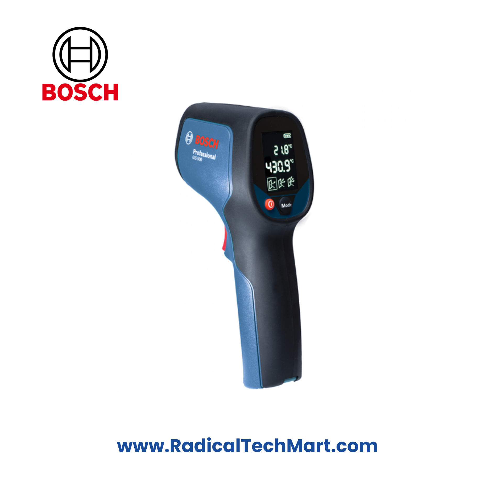 Bosch GIS 500 Professional Infrared Thermo Detector for Surface Temperature Measurement