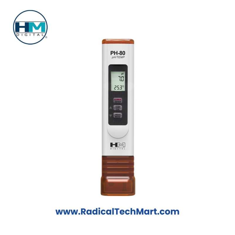 HM Digital PH-80 pH and Temperature HydroTester Meter
