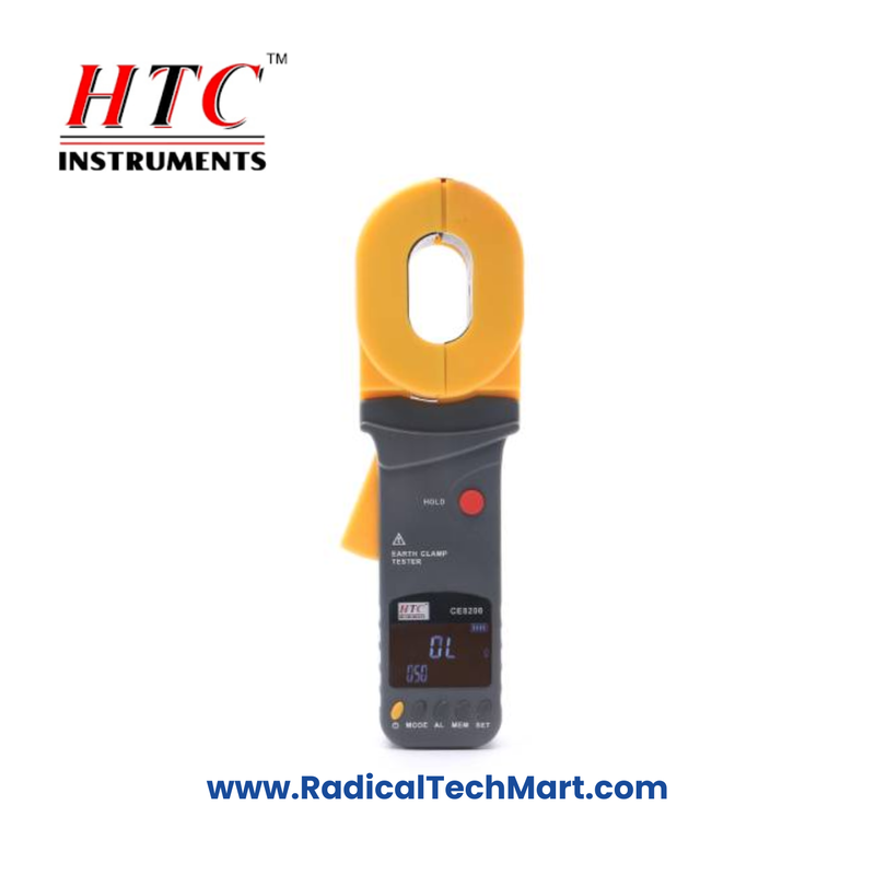HTC Instruments CE-8203 Clamp Meter with LCD display and data logging feature HTC Instruments CE-8203 Clamp Meter with LCD display and data logging feature