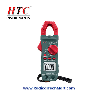 HTC CM-2007 True RMS Clamp Meter with NCV and Torch