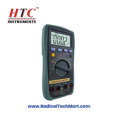 HTC DM-88 Digital Multimeter with Backlight and True RMS