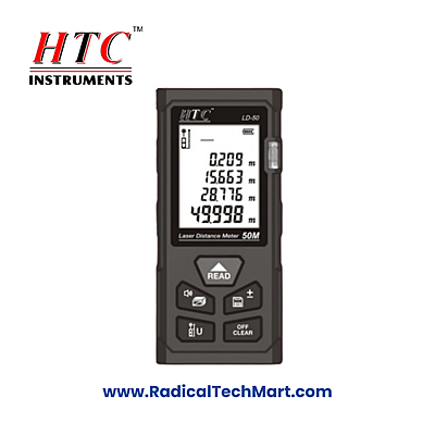 HTC Instruments LD-70 Laser Distance Meter with Area & Volume Measurement