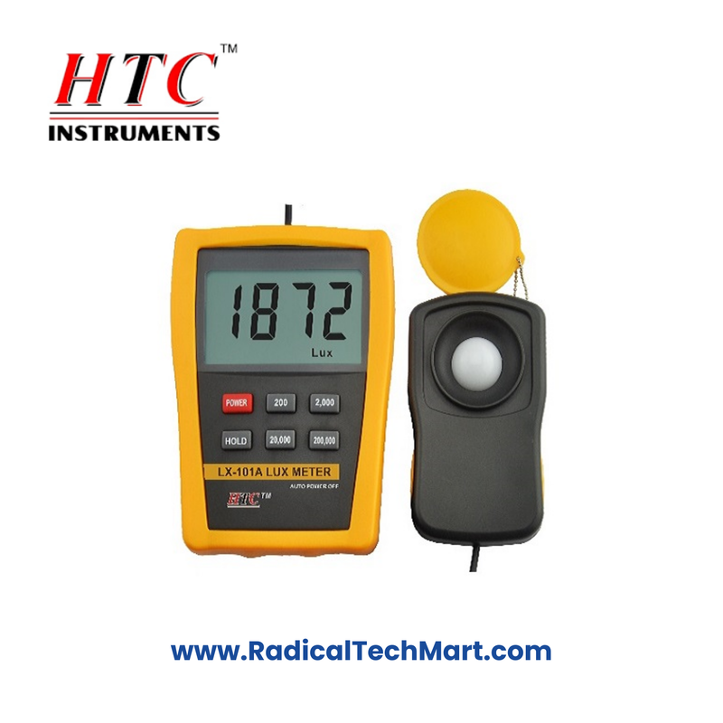 HTC LX-101A Lux Meter – Digital Light Intensity Measuring Instrument