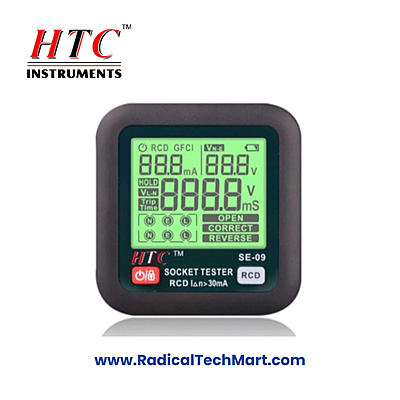 HTC SE-09 Socket Tester - Professional Electrical Inspection Tool