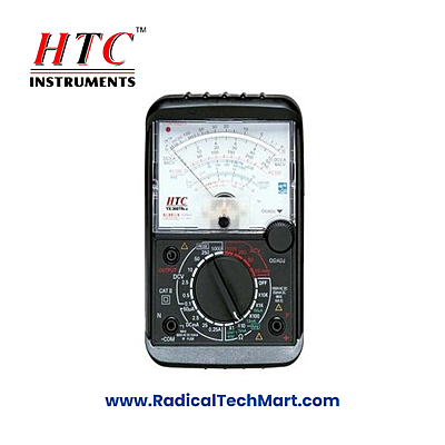 HTC YX-360 TRE-B Analog Multimeter with LED, Buzzer & Mirror Scale