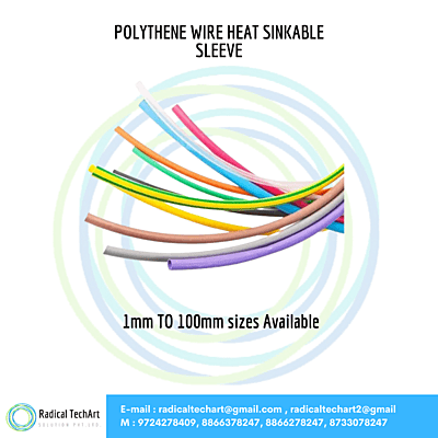 Polythene wire heat sinkable sleeve