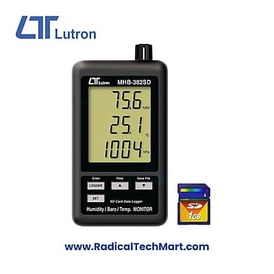 Lutron MHB-382SD Electronic Humidity Barometer Temperature Monitor