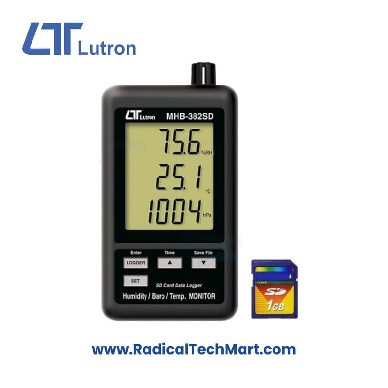 Lutron MHB-382SD Electronic Humidity Barometer Temperature Monitor