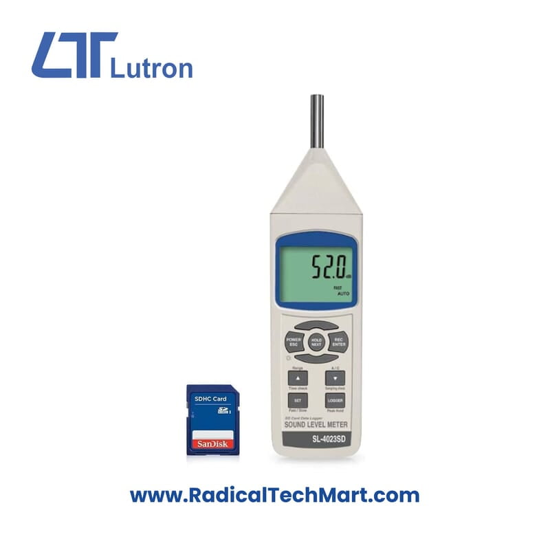 Lutron SL-4023SD Sound Level Meter with SD card and LCD display Lutron SL-4023SD Sound Level Meter with SD card and LCD display