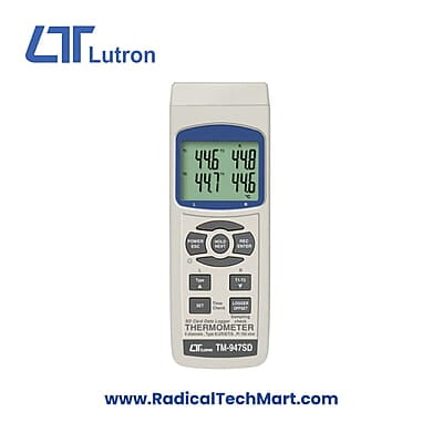Lutron TM-947SD Multi-Channel Thermometer with SD Card Data Logging
