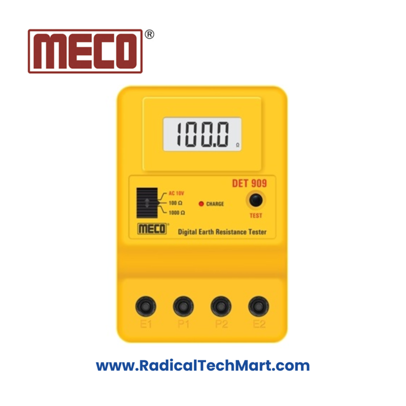 MECO DET 909 Digital Earth Resistance Tester MECO DET 909 Digital Earth Resistance Tester
