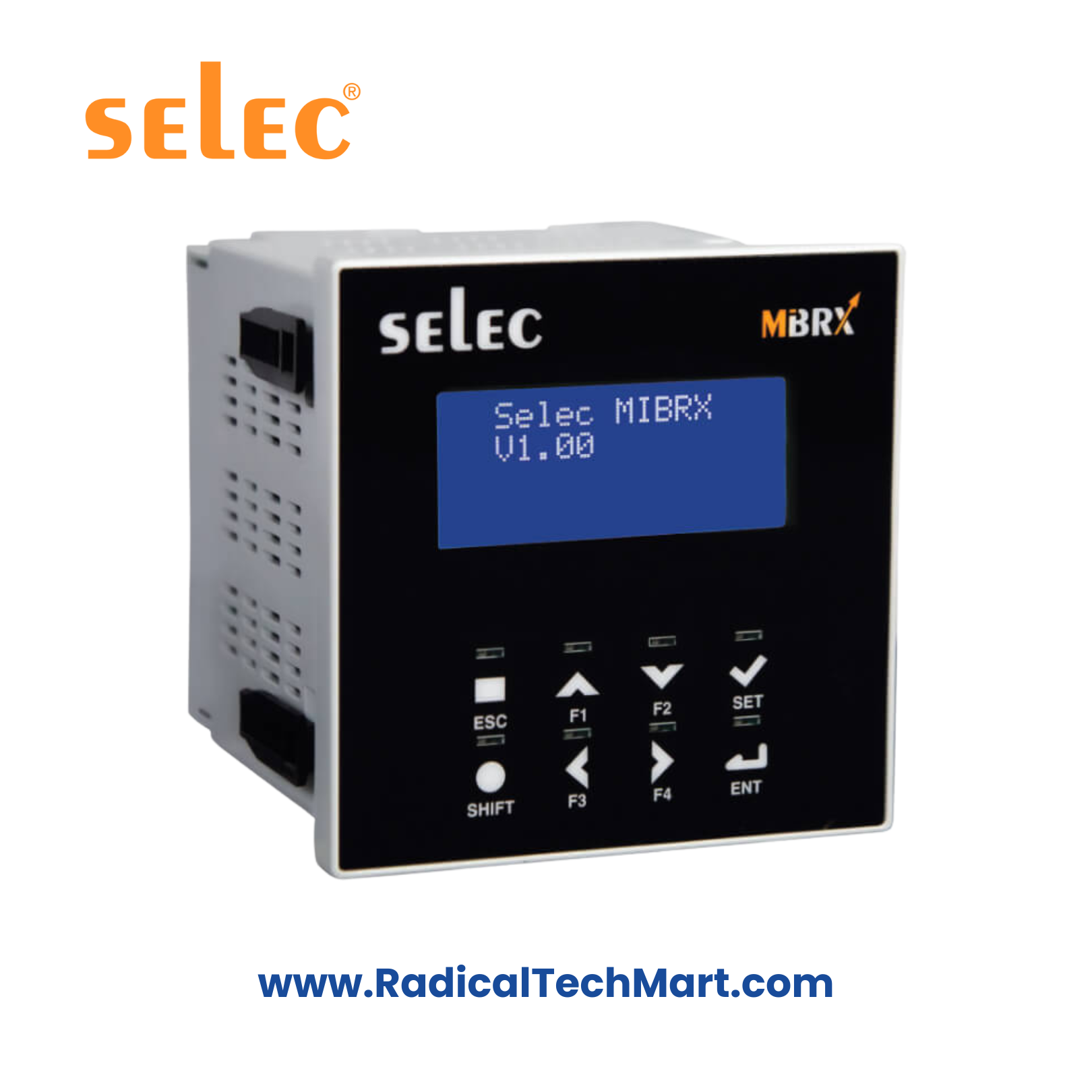 Selec MiBRX 96X96 Modular PLC with LCD Display