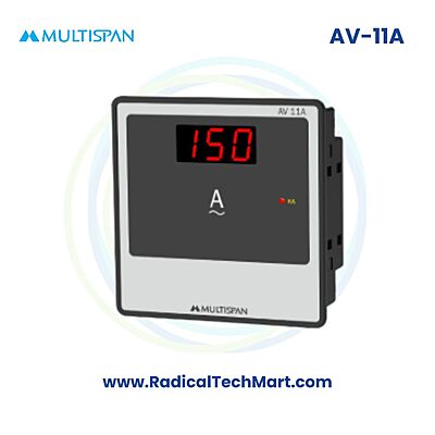 Multispan AV-A Series Digital Ampere Meter | Built-in 30A CT | LED Display | 230V AC