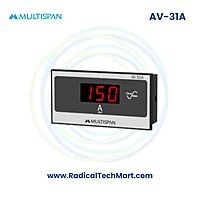 Multispan AV-A Series Digital Ampere Meter | Built-in 30A CT | LED Display | 230V AC