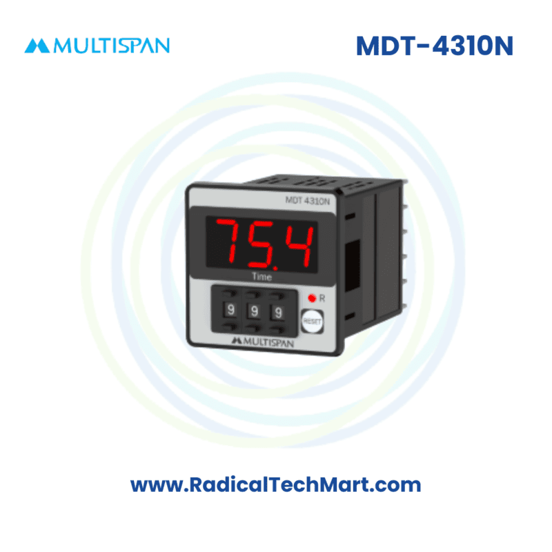 Multispan MDT-4310 Series Thumbwheel Timer | ON/OFF Delay | Proxy/Micro Switch Input | 3-Digit Display Multispan MDT-4310 Series Thumbwheel Timer | ON/OFF Delay | Proxy/Micro Switch Input | 3-Digit Display