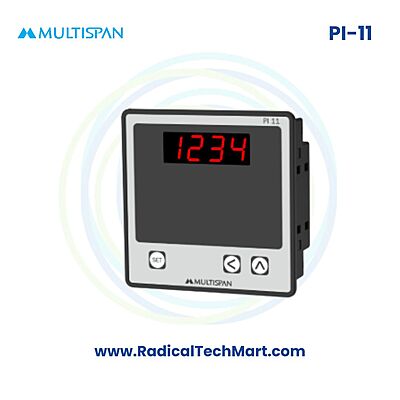 Multispan PL Series Digital Process Indicator | 4-20mA / 0-10V / 0-20mA | -999 to 9999 Display Range
