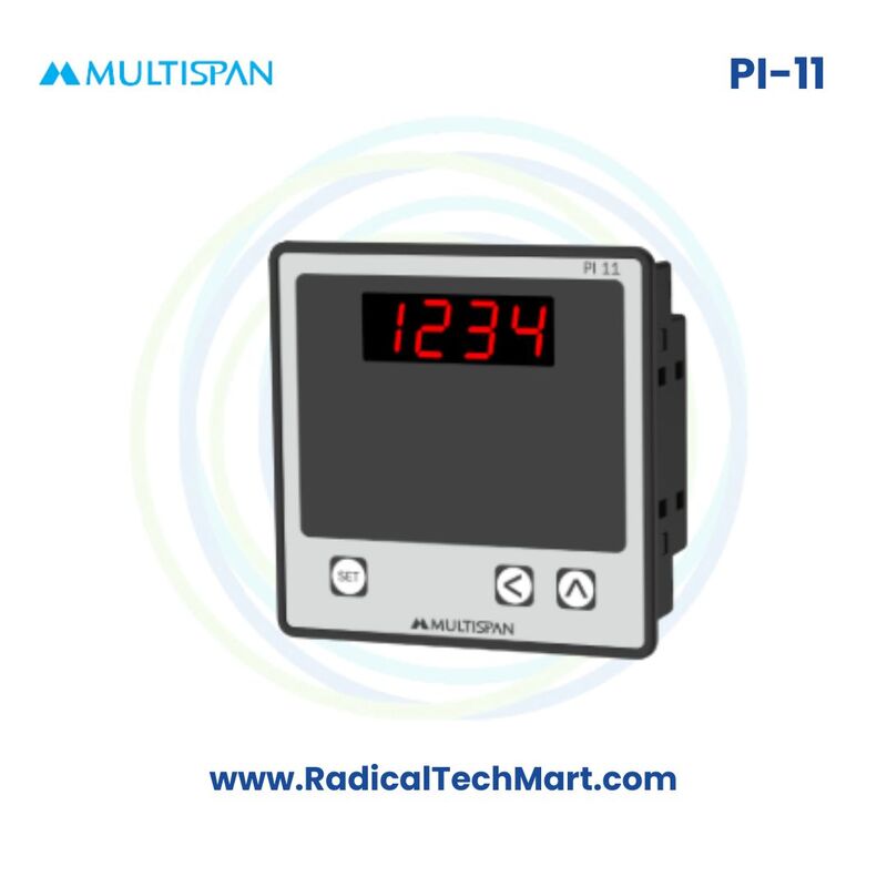 Multispan PL Series Digital Process Indicator | 4-20mA / 0-10V / 0-20mA | -999 to 9999 Display Range
Multispan PL Series Digital Process Indicator | 4-20mA / 0-10V / 0-20mA | -999 to 9999 Display Range