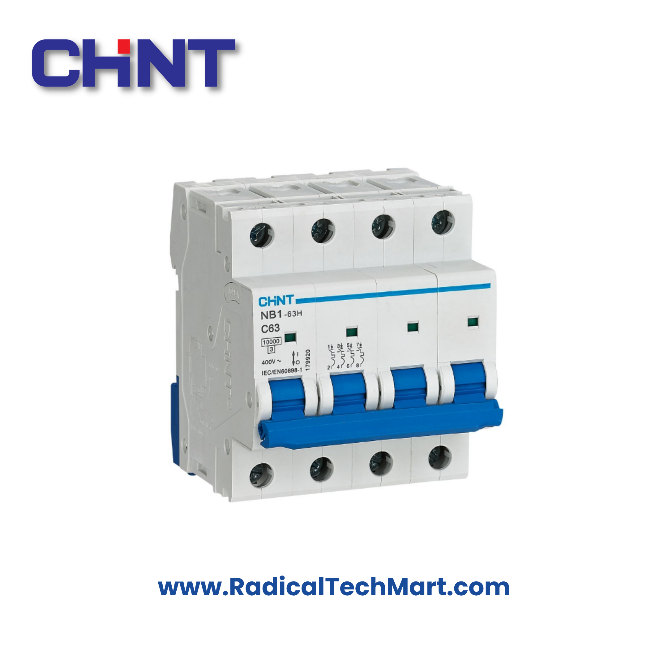 NB1-63H 4 Pole D Curve MCB l Chint