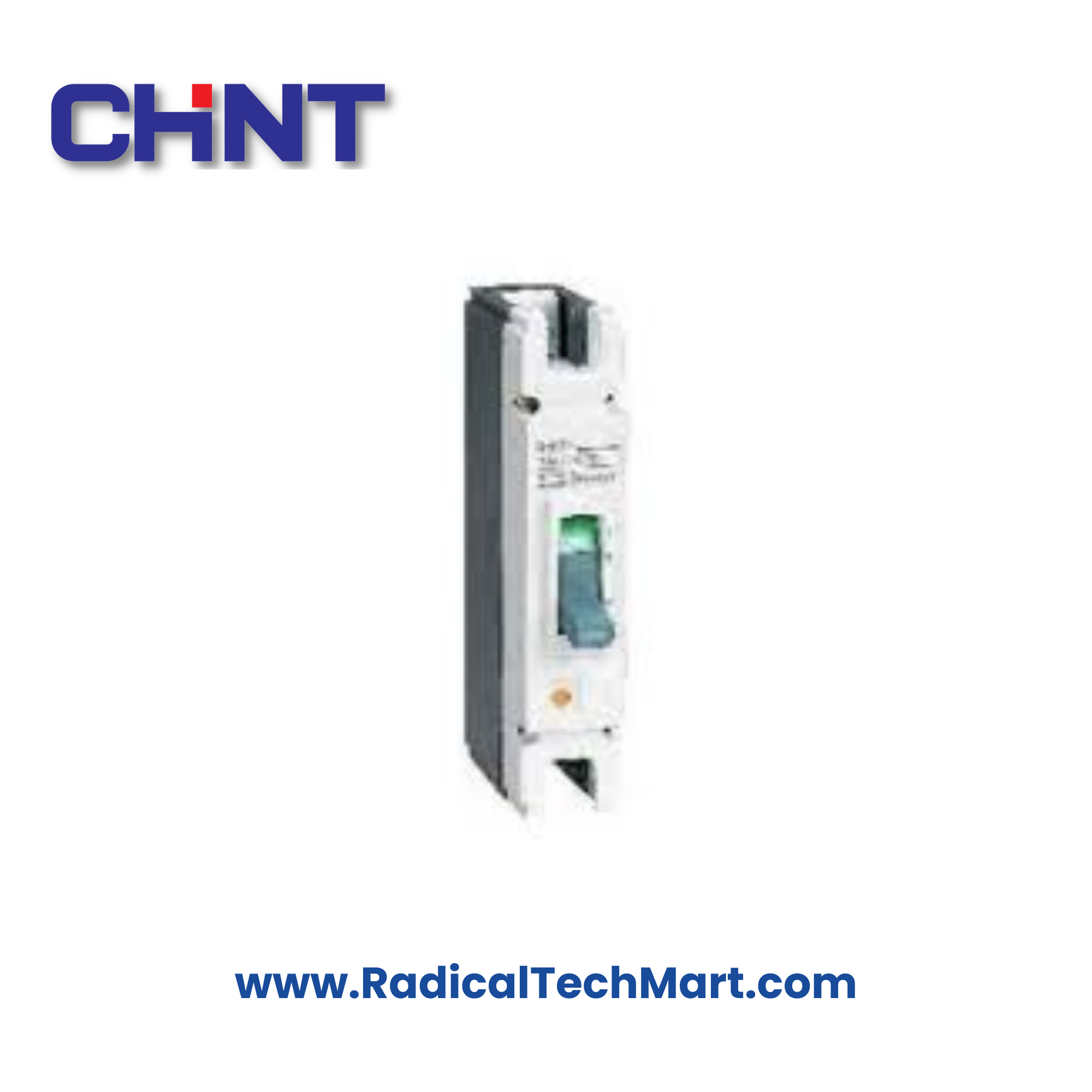 NM1 125C 10kA 1Pole MCCB – Front view for industrial panel