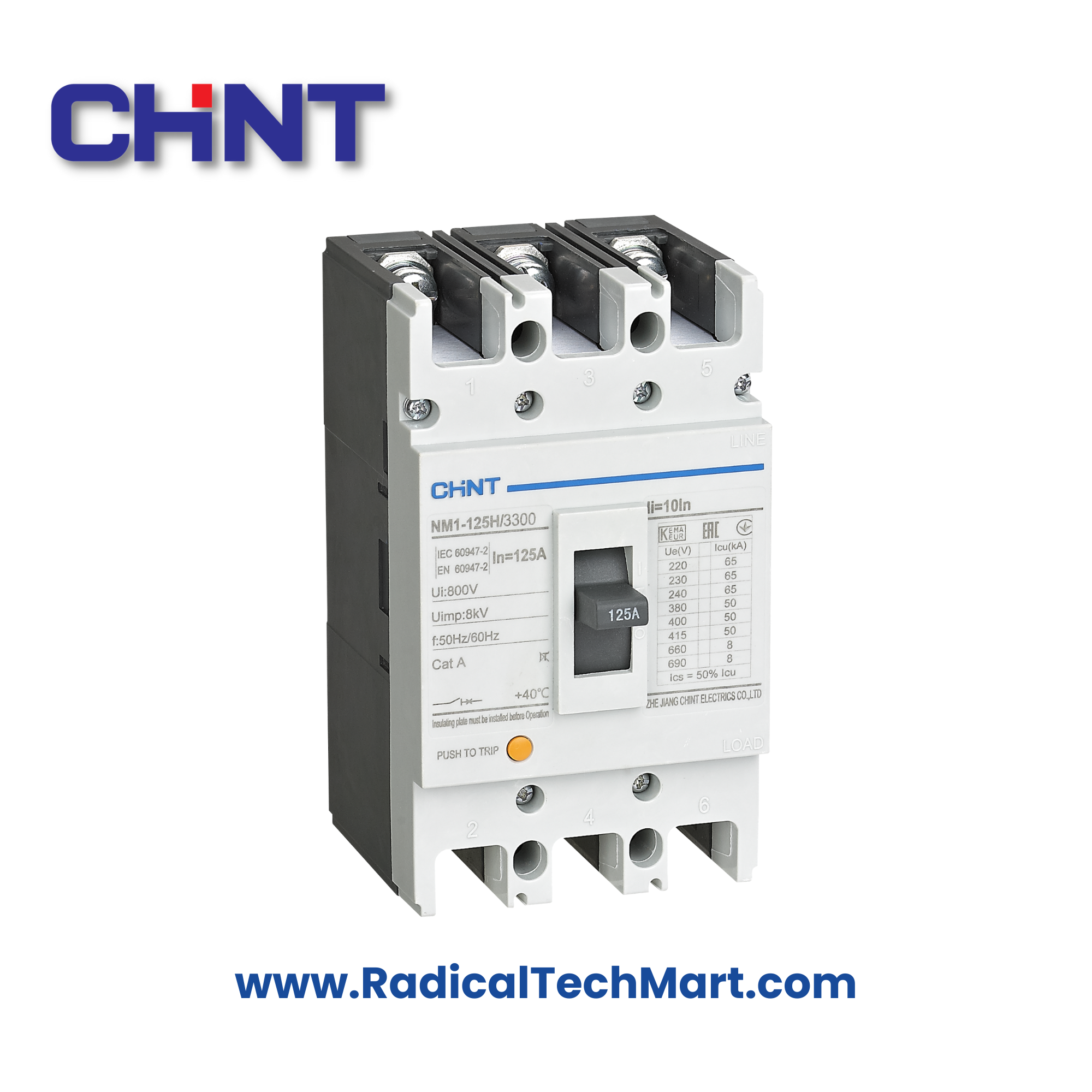 NM1 125S 25kA 3 Pole MCCB