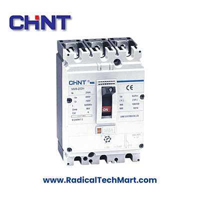 Chint NM1 250H 50kA 3Pole MCCB – Front View